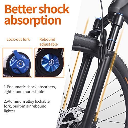 SAVADECK Carbon Fiber Mountain Bike Black