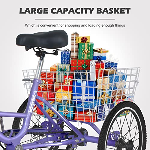 NAIZEA Adult Folding Tricycle Purple