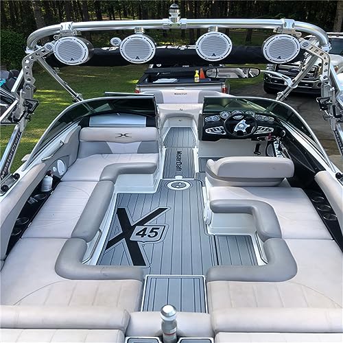 Zomanon Boat EVA Faux Teak Decking Floor Mat for 2006 Glastron GX205 in Multiple Color Options
