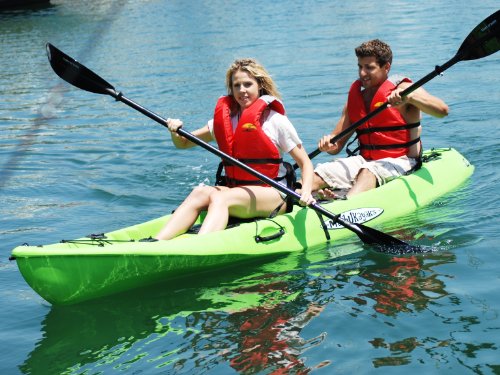 Malibu Kayaks Pro 2 Tandem Sit on Top Kayak Lime