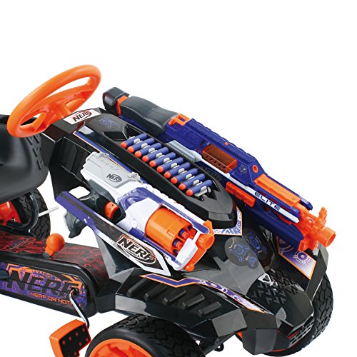 Hauck Nerf Battle Racer Pedal Go Kart Orange/Grey/Black