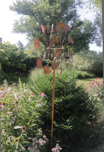 Garden Artisans Ginkgo Copper Wind Spinner