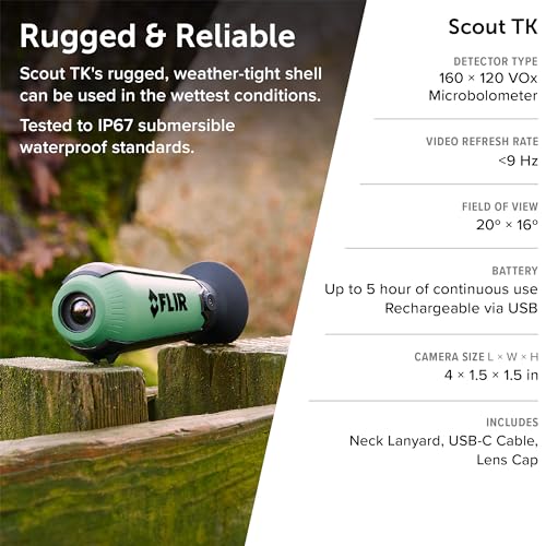 FLIR Scout TK Compact Thermal Imaging Monocular Green