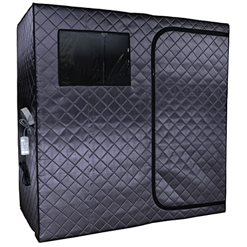 Durasage Portable Full Size Infrared Sauna 2-Person Gray
