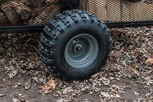 Agri-Fab 1,250-Pound ATV/UTV Swivel Steel Dump Cart Orange/Black
