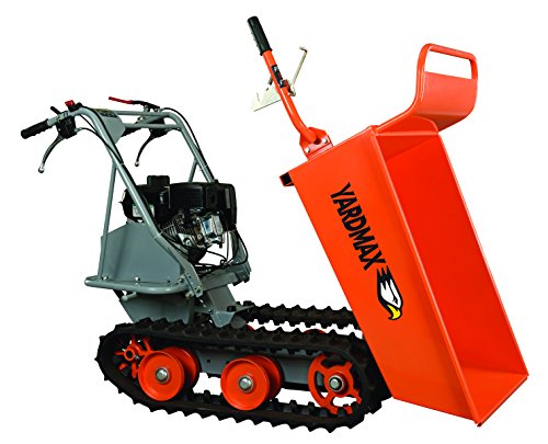 YARDMAX Track Barrow 660 lb Capacity Briggs CR950 6.5 hp 208cc Orange