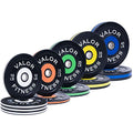 Valor Fitness BPP-280B 280 lb Bumper Plate Set Black