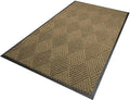 Legendary Doormats Waterhog Diamond Mats - Fabric Border - Smooth Backing - Evergreen 4' x 12''