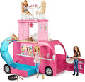 Barbie Pop-Up Camper 3-Story Play Set with Pool, Pink