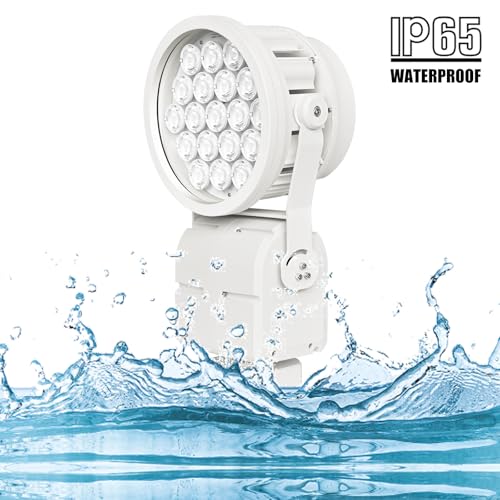 GREENINOVA THE QUALITY LIGHT 180W Marine Searchlight with Remote, IP65 Waterproof, 3.6° LED Spotlight for Boat, 110V, EC Type