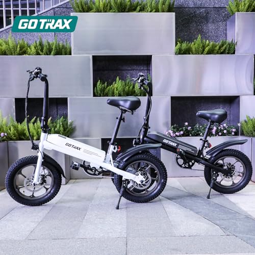 Gotrax S3 16" Folding Electric Bike 500W 25Miles Range 20Mph Black