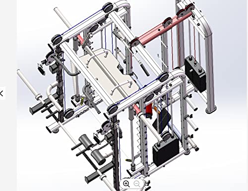 NNI FITNESS NNI2022 Fitness Smith Machine 3 Stack Black