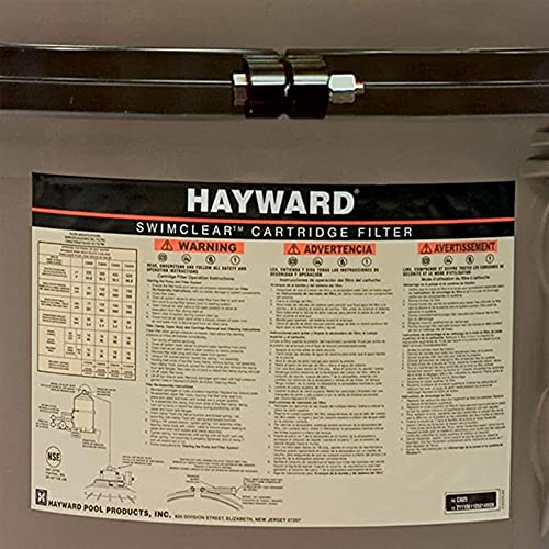 Hayward W3C3030 SwimClear Cartridge Pool Filter Gray