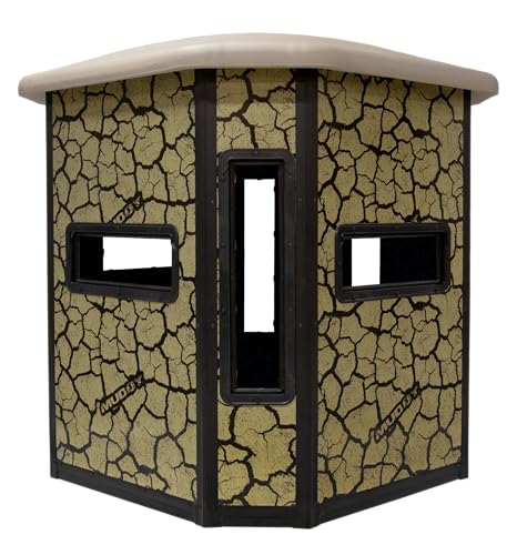 MUDDY Muddy Bull Box Blind Steel Wall Construction Cracked Mud Camo Multi