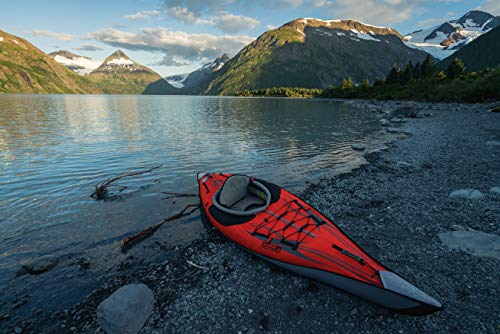 ADVANCED ELEMENTS Advanced Frame Inflatable Day Touring Kayak Red/Gray