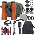 SWAROVSKI OPTIK 10x32 NL Pure Binoculars Orange with Backpack, Flashlight, Tripod & Cleaning Kit