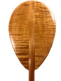 Tikimaster Ripple Curls Koa Paddle 48 Inch Steersman Made in Hawaii