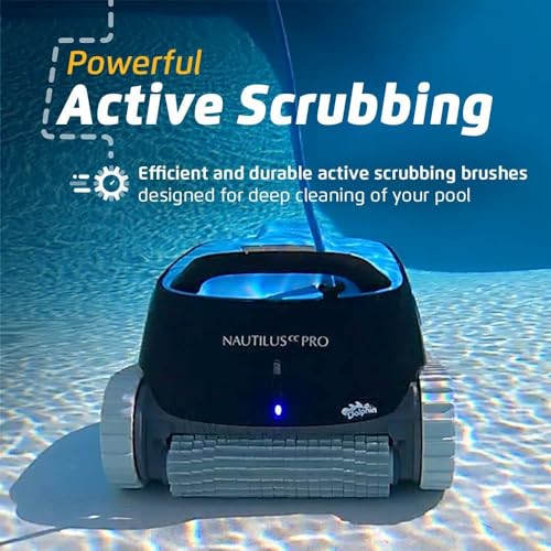 Dolphin Nautilus CC Pro Wi-Fi Robotic Pool Vacuum Cleaner Black