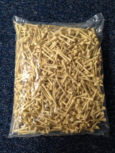 QQGalaxy Natural Wooden Golf Tee 2 3/4''