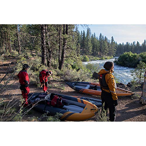 AQUAGLIDE McKenzie 105 Inflatable Kayak - 1 Person Whitewater Kayak Navy