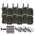 Stealth Cam 40MP Deceptor Max Cellular Trail Camera Bundle with Economy Holders and Accessories