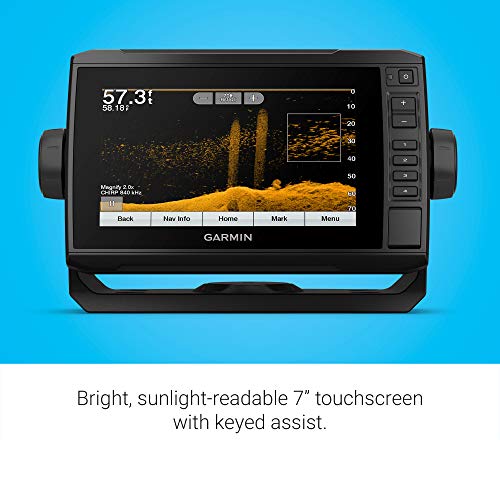 Garmin ECHOMAP UHD 74Cv 7" Chartplotter with U.S. BlueChart G3 and GT24UHD-TM Transducer