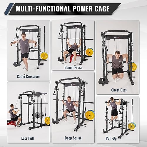 MAJOR LUTIE Fitness PLM03 All-in-One Power Cage Red