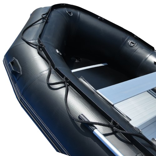 BRIS 15.4 ft Inflatable Boat Rescue & Dive Raft Black