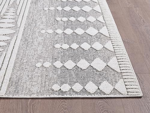 NEW HOME Prestige Modern Scandinavia Textured Area Rug Natural