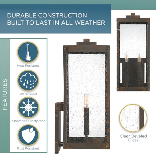 Quoizel Westover Modern Wall Sconce Industrial Bronze