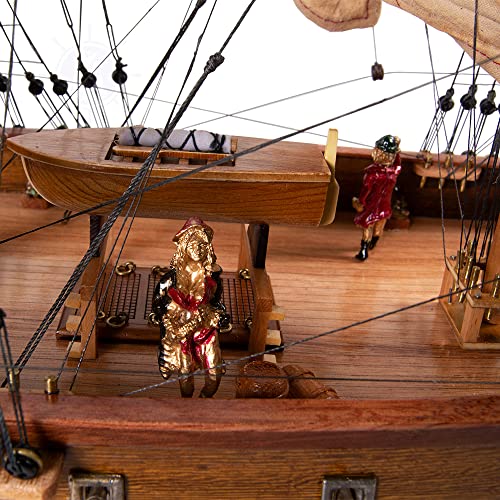 Old Modern Handicrafts Pirate Ship Model Exclusive Edition Brown