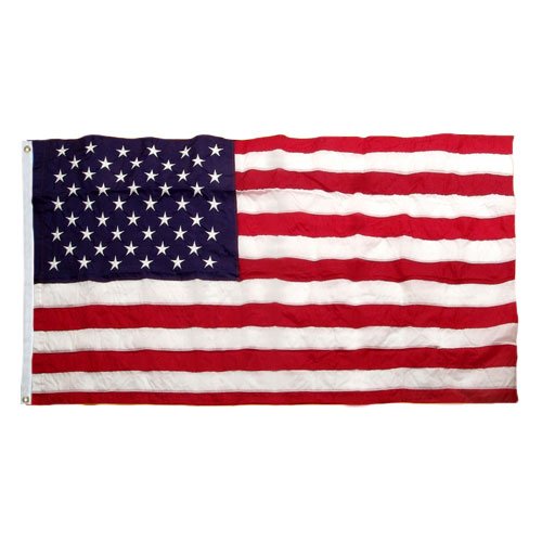 Eder Flag Endura-Nylon U.S. Outdoor Flag 20 x 38 Foot White