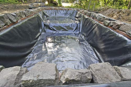 HALF OFF PONDS 50 ft. x 80 ft. 20-Mil LLDPE Pond Liner Black