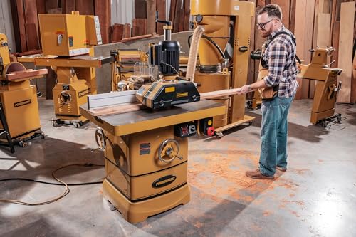 Powermatic 3-Roll Power Feeder 1 HP 460V 3Ph Yellow