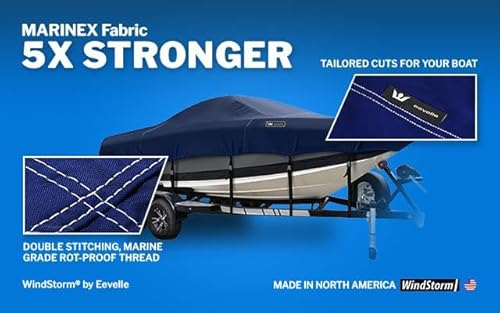 Eevelle Windstorm V Hull Runabout Boat Cover Hunter Green