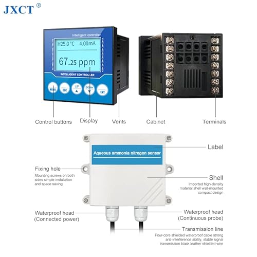 RS485 4-20mA Online Residual Chlorine Sensor Analyzer Controller