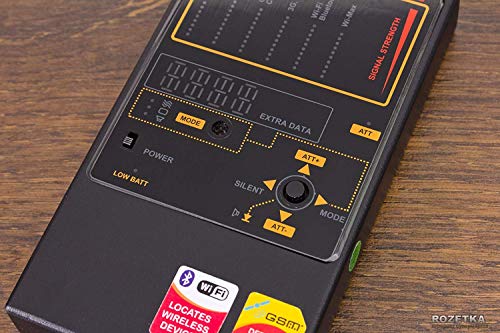Spy Tec Anti Spy RF Signal Bug Detector Black