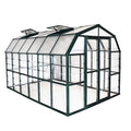 Palram Canopia Grand Gardener 8' x 12' Greenhouse Dark Green