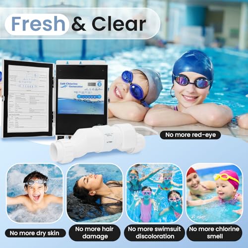 Pomeade Salt Chlorine Generator for Up to 40,000 Gallon Pools - 2 Year Warranty