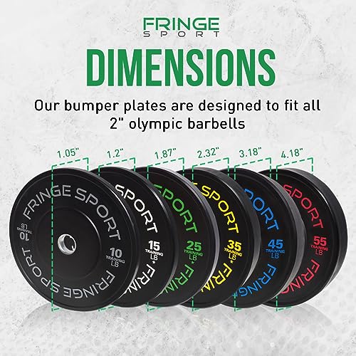 OneFitWonder Contrast Bumper Plates Set Black