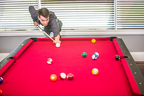 Mizerak Donovan II 8’ Billiard Table Black/Red