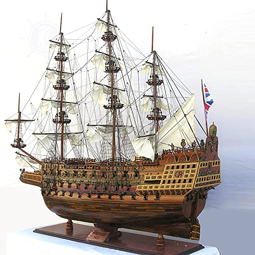 Old Modern Handicrafts HMS Sovereign of The Seas XL Model with Display Case Multicolor