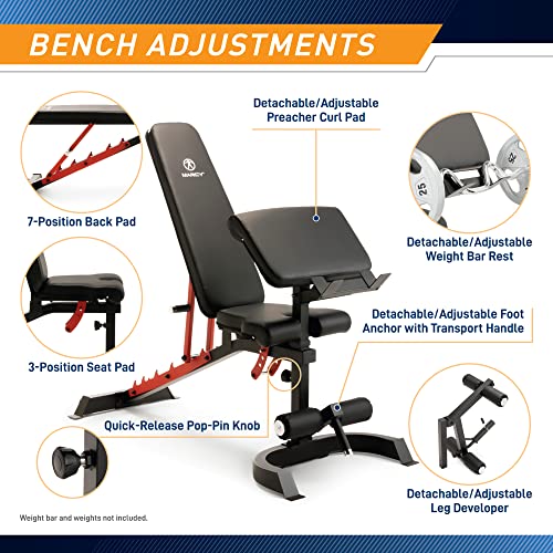 MARCY Pro Deluxe Smith Cage Home Gym System for Weight Training SM-7553 Multi