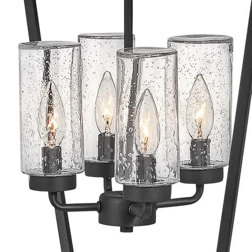 Hinkley Alford Place 12v Outdoor Chandelier Museum Black