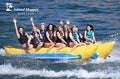 Island Hopper 10-Passenger Elite Class Side By Side Heavy Commercial Dual Directional Banana Boat Yellow