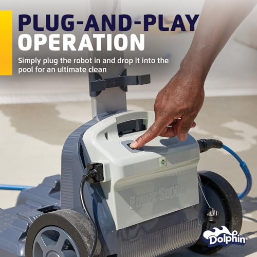 Dolphin Wave 80 Robotic Pool Vacuum Cleaner Yellow