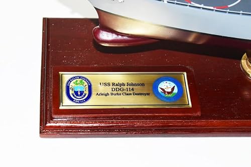 Squadron Nostalgia LLC USS Ralph Johnson Mahogany Model 24-Inch