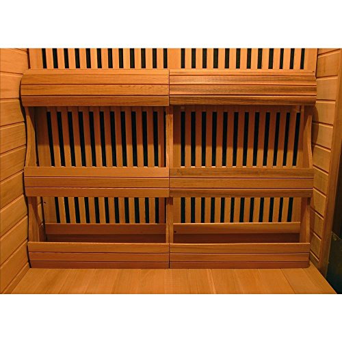 Blue Wave HeatWave SA1318 Klondike 4 Person Cedar Infrared Sauna Bronze