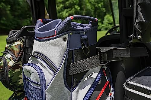Mizuno BR-D4C Cart Bag Heathered Grey-Navy