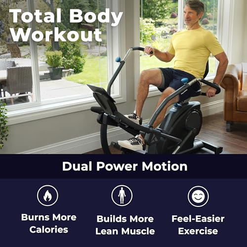 Teeter FreeStep LT1 Recumbent Cross Trainer and Elliptical Black